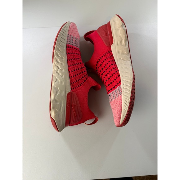 Nike Phantom Run Flyknit 2 Mens Running Shoes Red Size 8 DV2145 600 - Picture 4 of 8